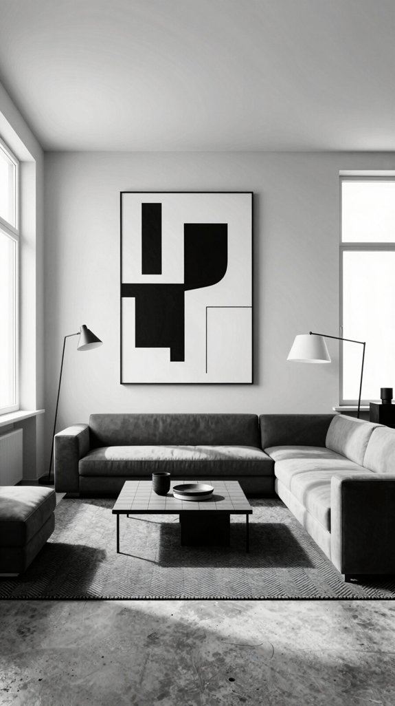 bold black and white design