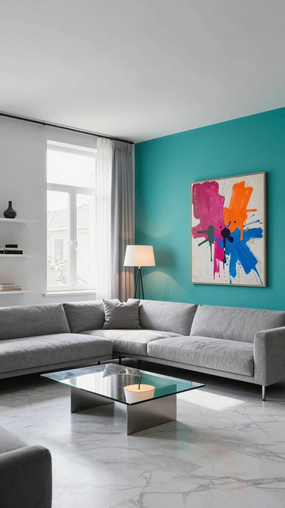 bold color adds depth