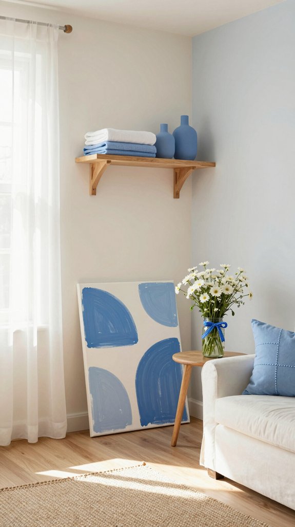 Cornflower Blue Color Pairings for Light and Charming Interiors 18 budget friendly cornflower blue diy