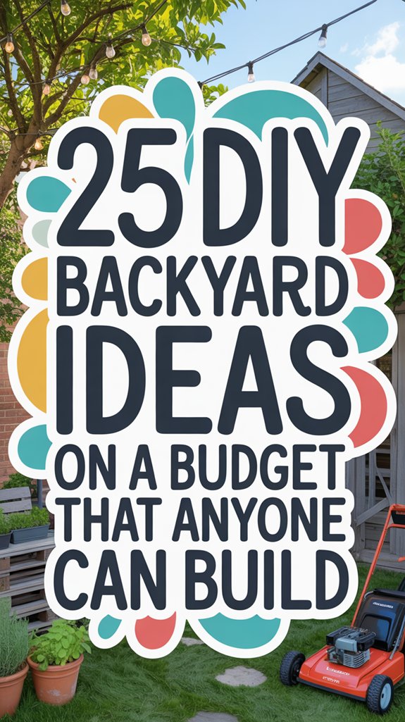 budget friendly diy backyard projects