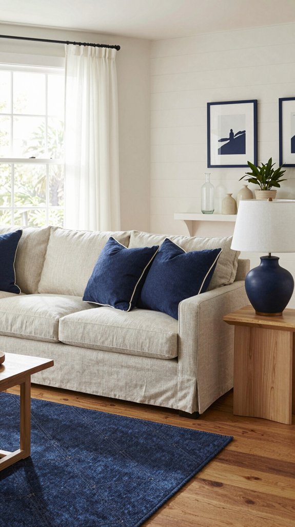 budget navy home accents