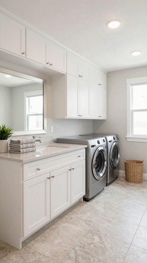 built in cabinets enhance organization