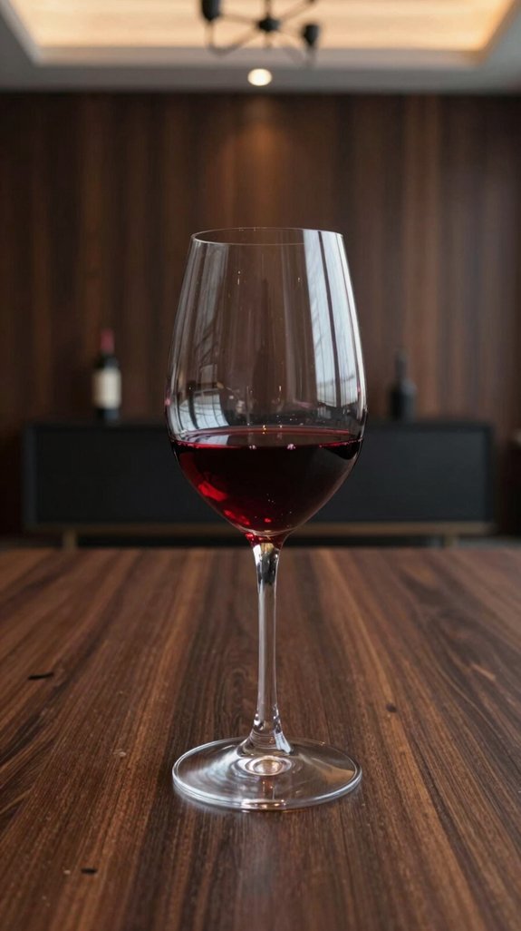 Wine Color Pairings for Deep and Elegant Interior Design 5 cabernet dark wood harmony