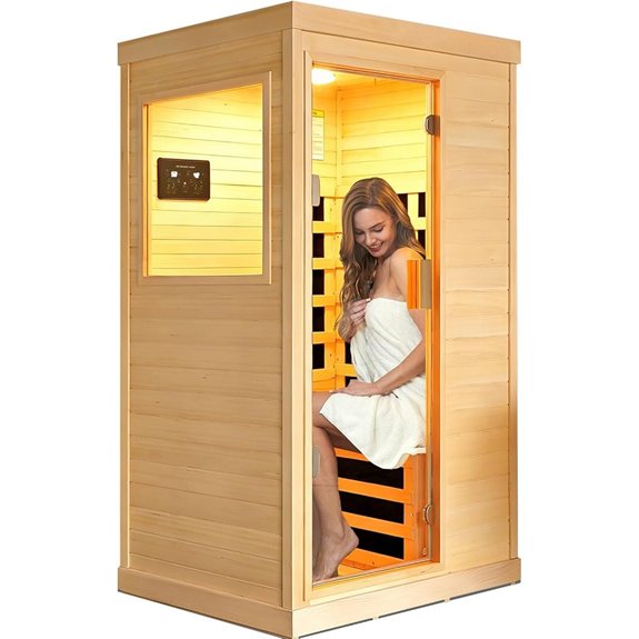 10 Best Apartment Saunas That Turn Small Spaces Into Spa Sanctuaries 8 canadian hemlock infrared sauna