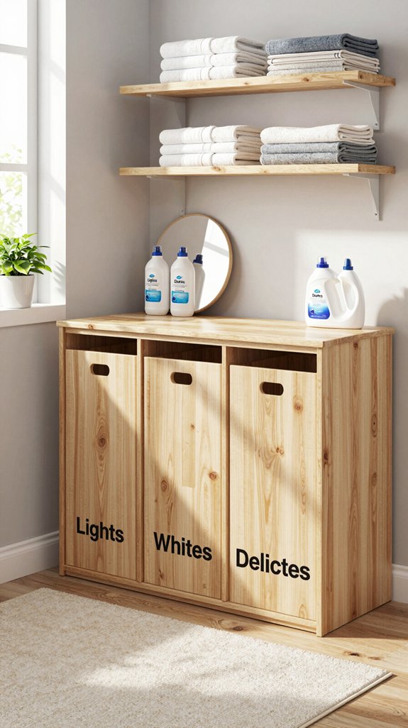 centralized laundry organization system