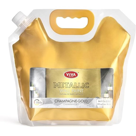 champagne gold glitter paint