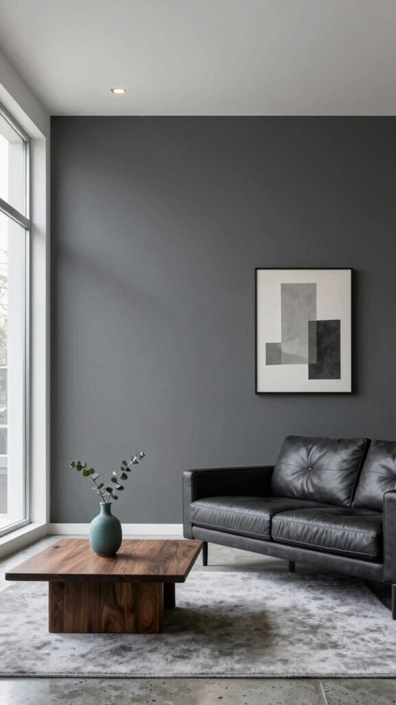 charcoal grey paint elevations