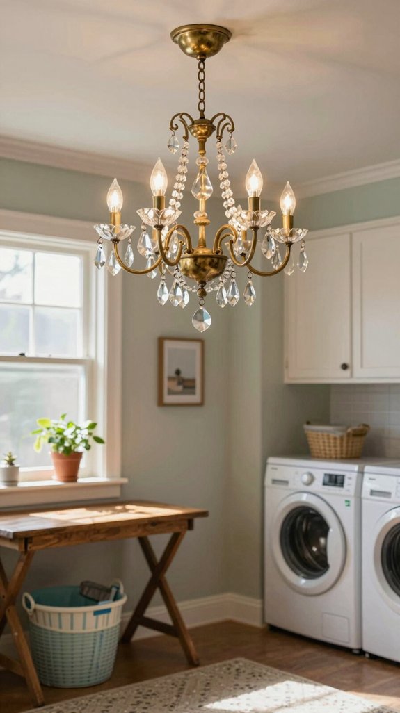 charming vintage chandelier elegance