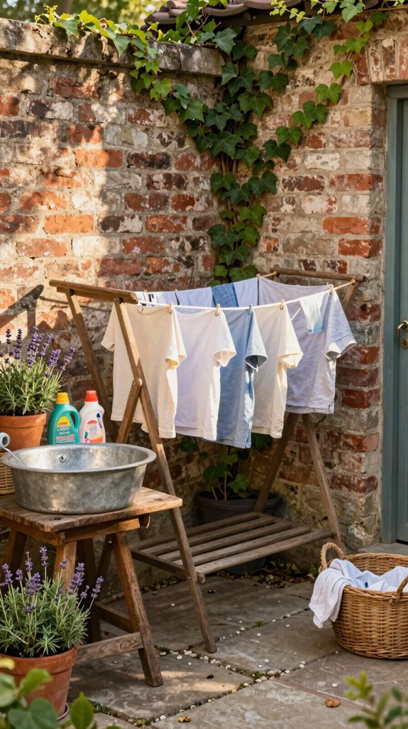 charming vintage laundry corner