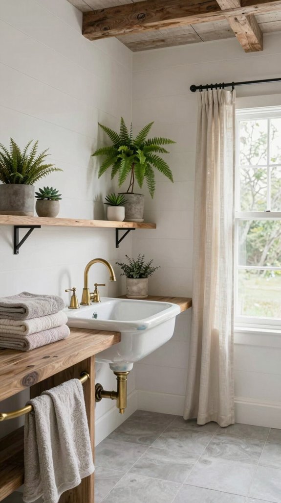 charming vintage wash basins