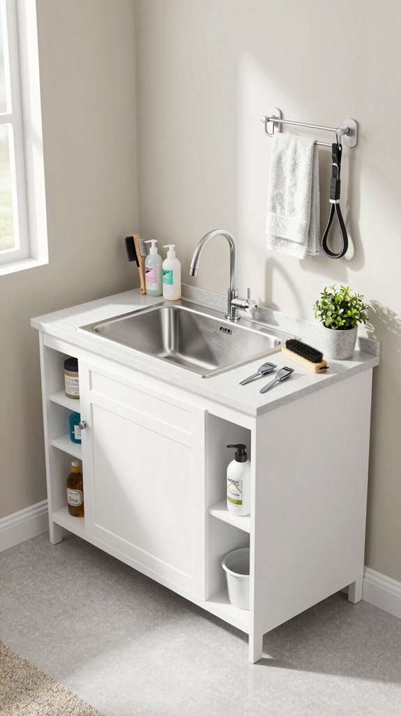 14 Dog Washing Station in Laundry Room Ideas 5 chic dog grooming storage