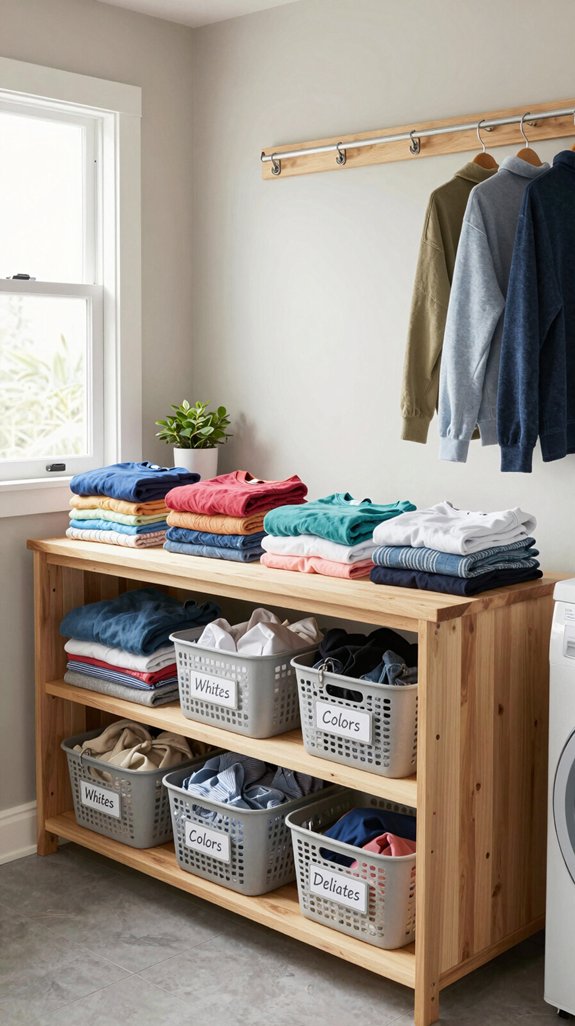 chic folding station setup
