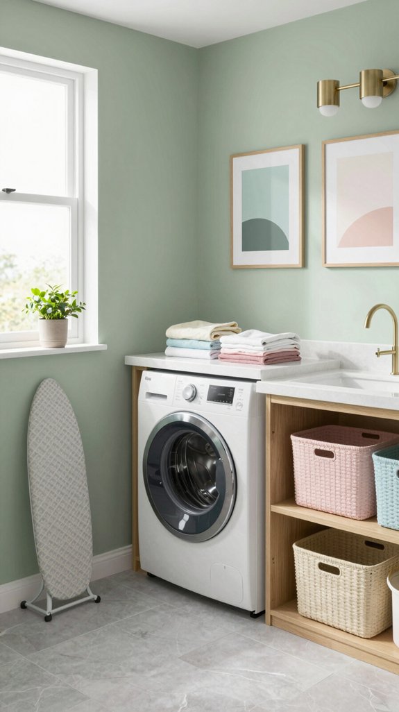 chic laundry room transformation
