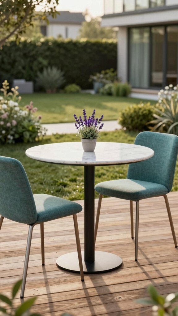 chic patio bistro sets