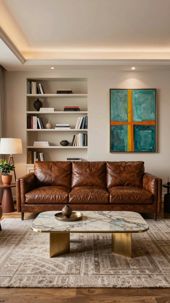 chocolate brown complementary palette