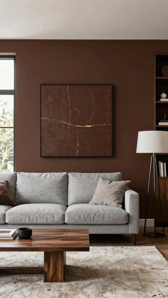 chocolate wall paint ideas