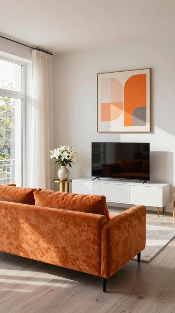 Orange Interior Color Combinations That Feel Energetic and Cozy 2 choosing the perfect orange
