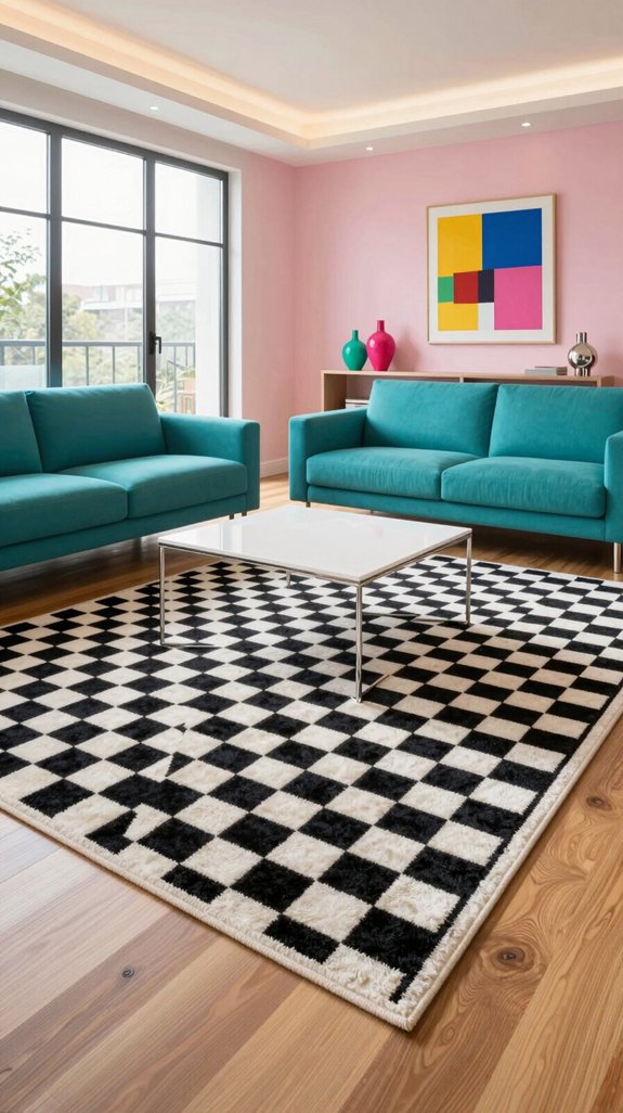 16 POP Design Ideas for Living Rooms 6 choosing the right rug