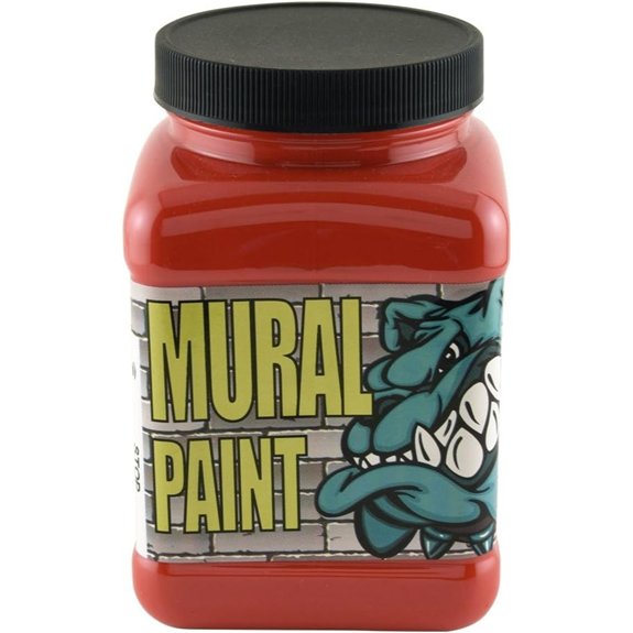 5 Best Red Interior Wall Paints That Ignite Any Room’s Style 2 chroma acrylic mural paint