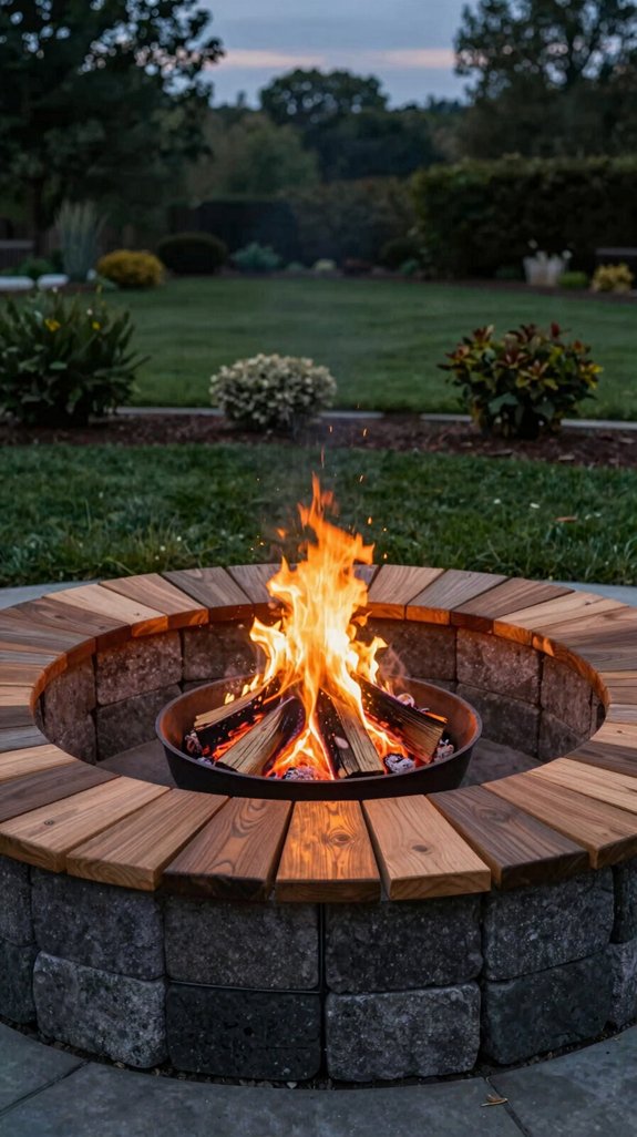 21 DIY Backyard Firepit Ideas for Cozy Outdoor Nights 17 cinder block fire pit seating
