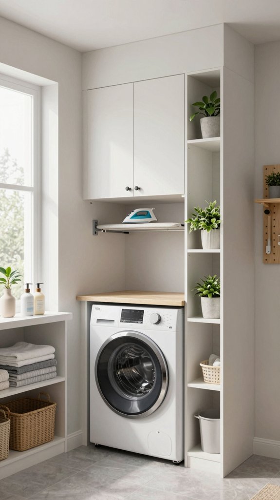 clutter free laundry room solutions