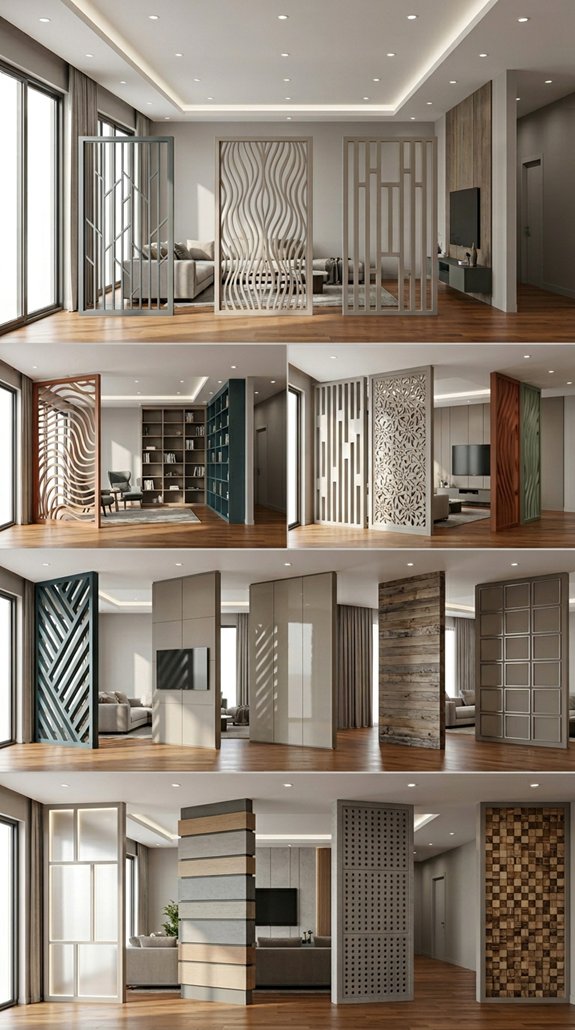 cnc partitions for living rooms
