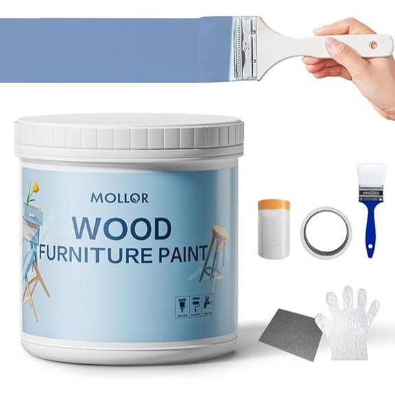 coastal blue wood paint