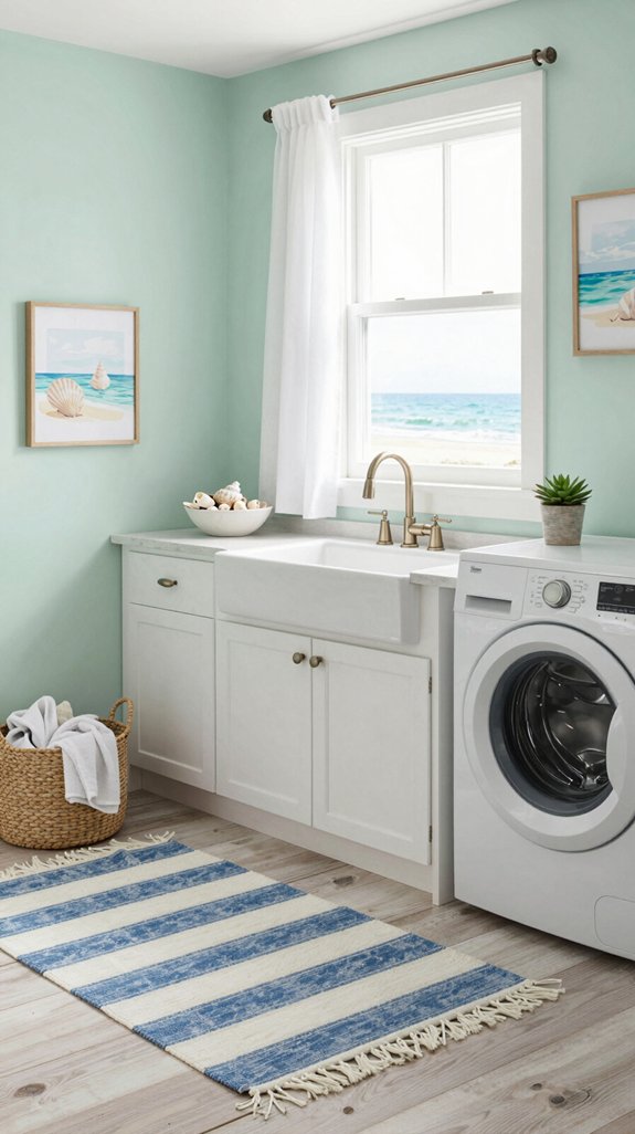 coastal charm through artwork