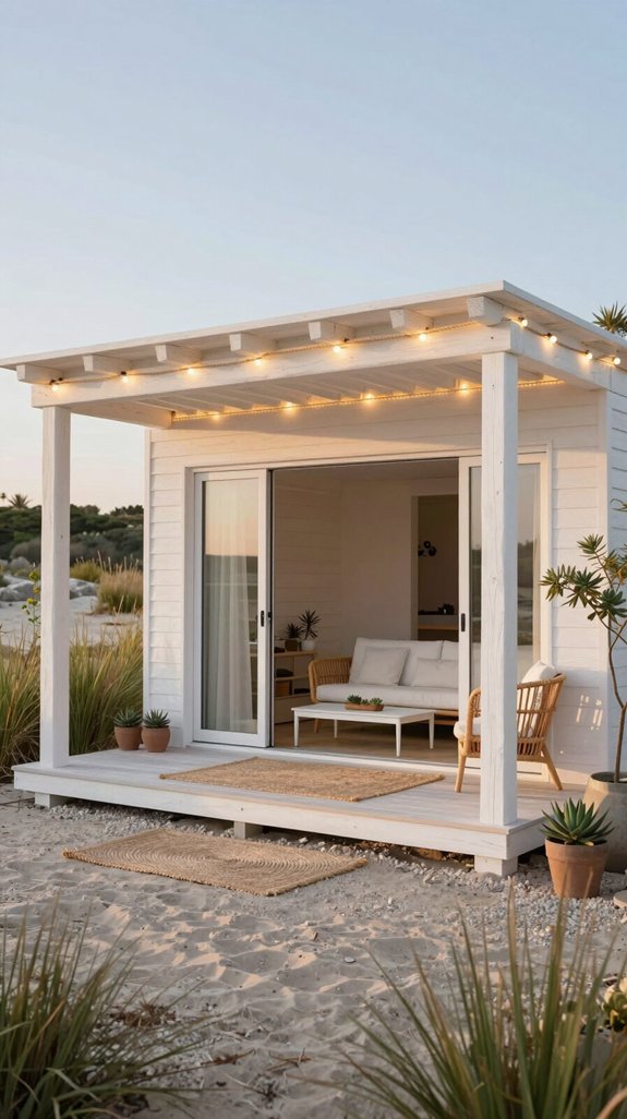 21 Backyard Pavilion Ideas for Stylish Outdoor Living 11 coastal industrial wood retreat