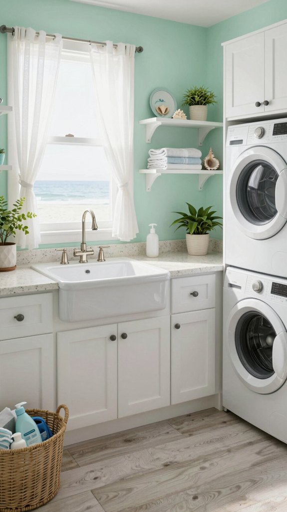 coastal laundry room convenience