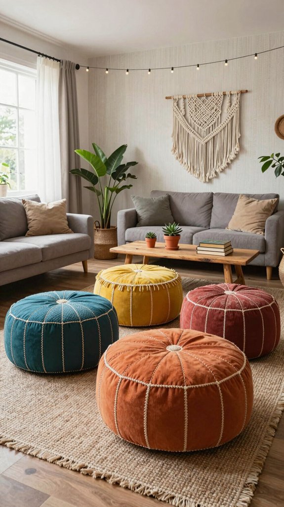 colorful flexible seating solution