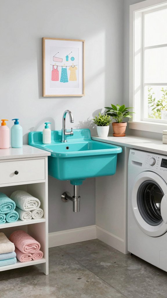 16 Laundry Room With Utility Sink Ideas 8 colorful utility sink design