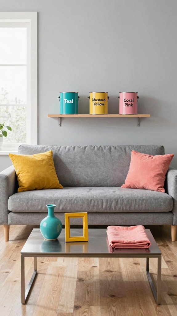 colour accented diy sofa refresh