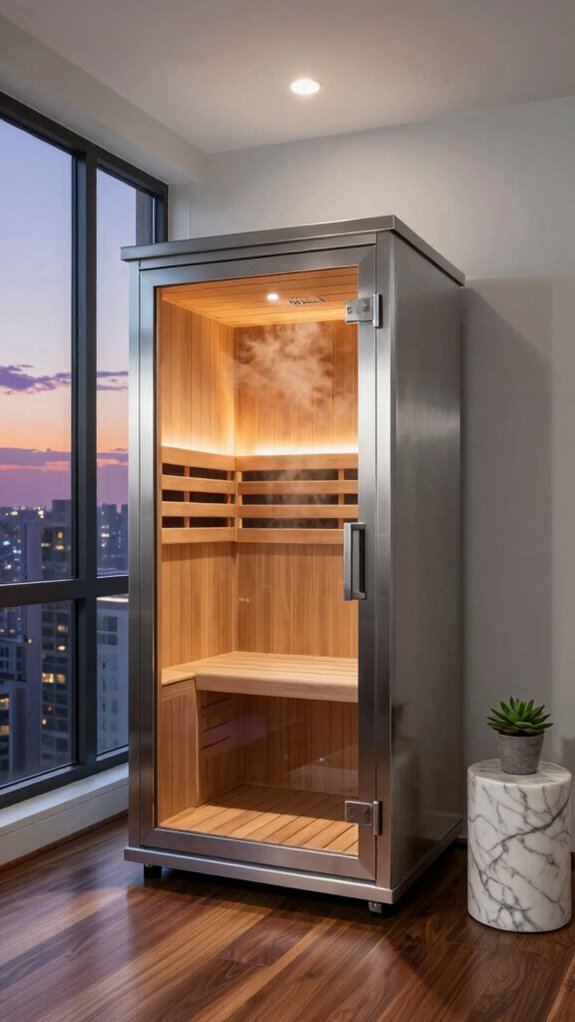 compact apartment sauna solutions