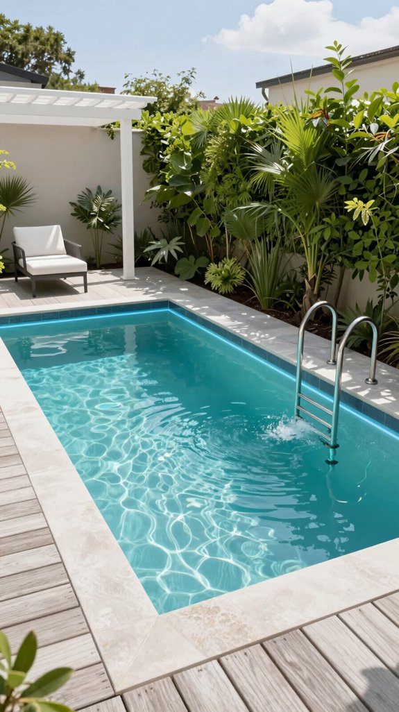 compact backyard plunge oasis