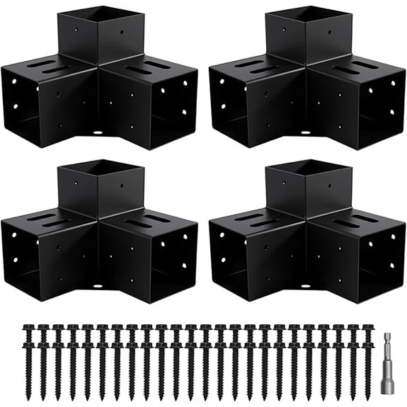 7 Must-Have Gazebo Kits to Transform Your Backyard Oasis 2 compact corner bracket set