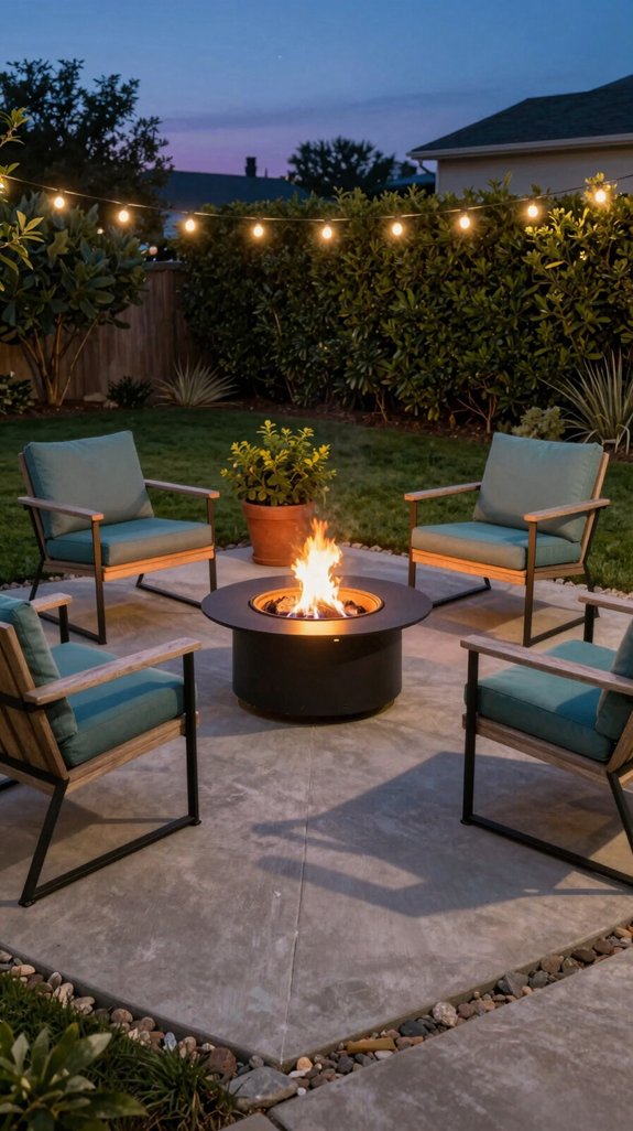 compact efficient modular fire pit