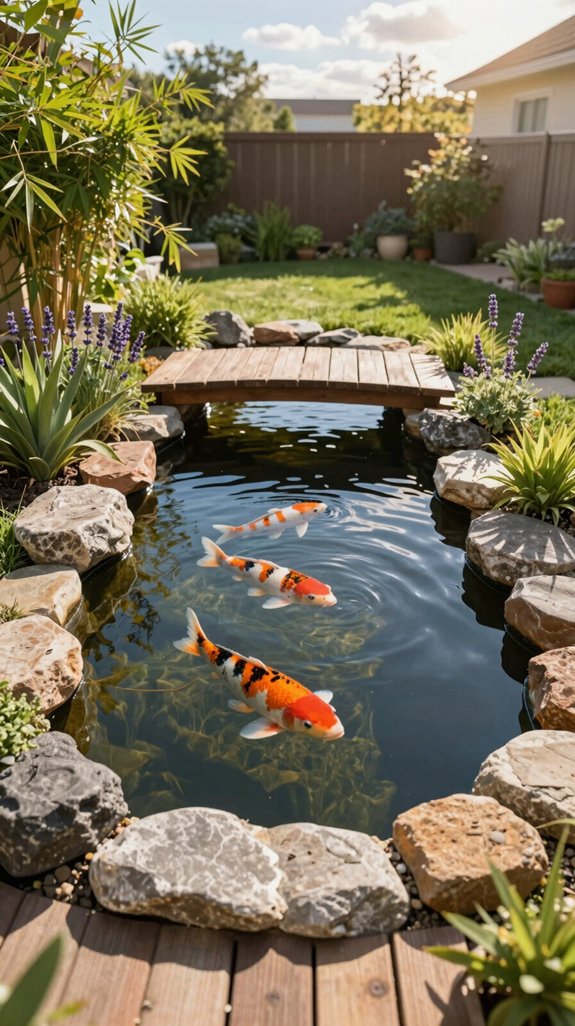 compact koi pond solution