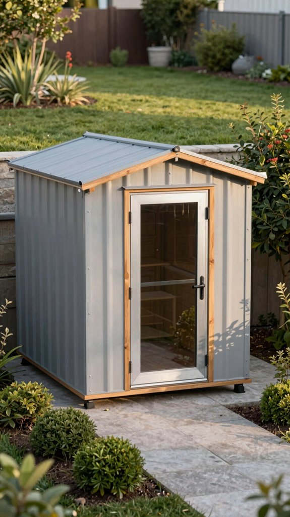 compact modular garden shed
