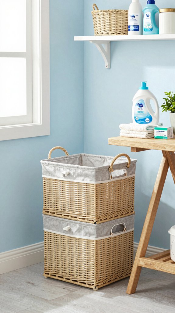 compartmentalized hamper for organization
