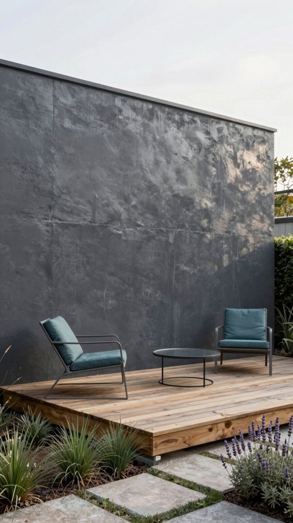 27 Backyard Ideas on a Budget That Look Surprisingly Expensive 5 concrete wall painting guide