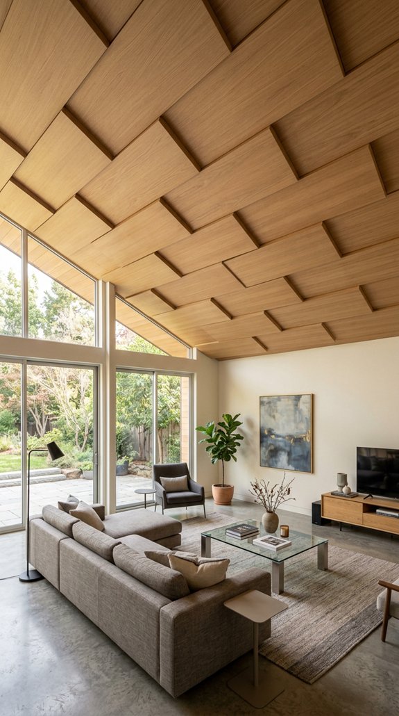 contemporary wooden ceiling designs