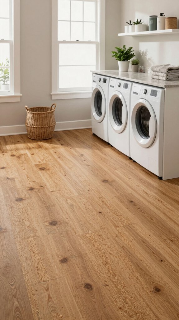 cork flooring benefits laundry spaces