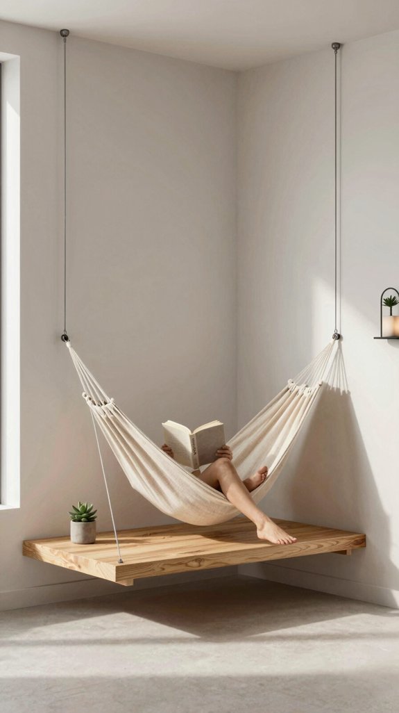 corner fit hammock shelf