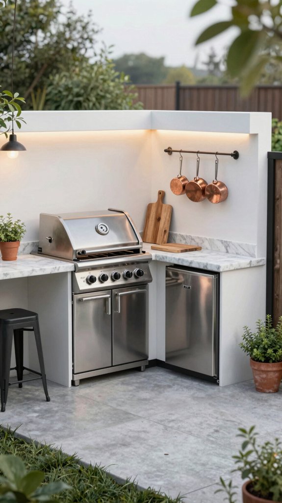 corner kitchen modular patio