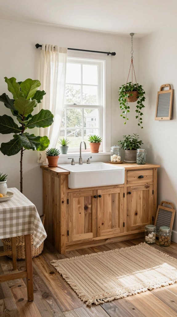 cottage charm with greenery