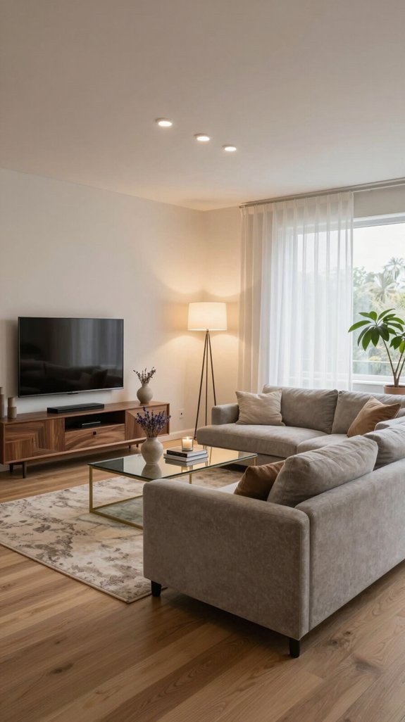 cozy ambient lighting design