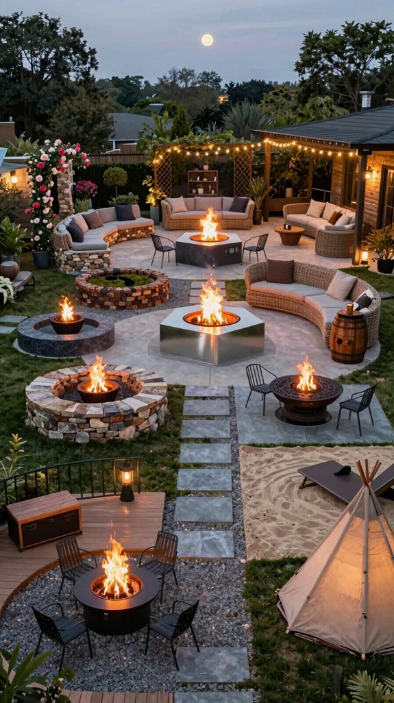cozy backyard firepit gatherings