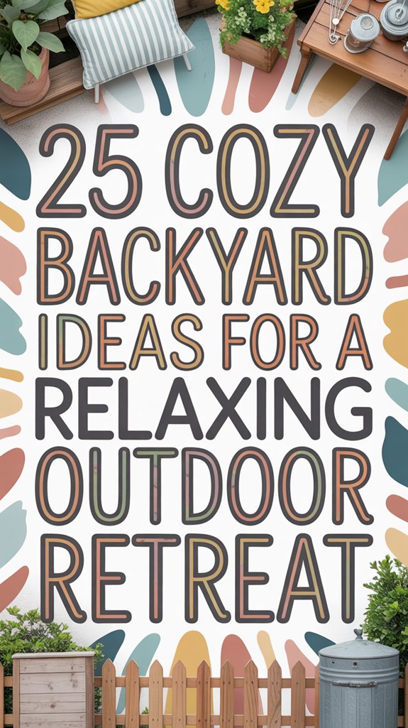 cozy backyard outdoor retreat