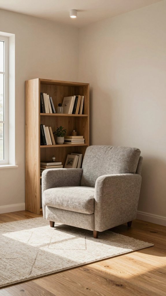 cozy corner reading nook
